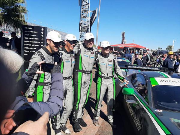Andy Lally places at DAYTONA 24 hour Rolex race!!