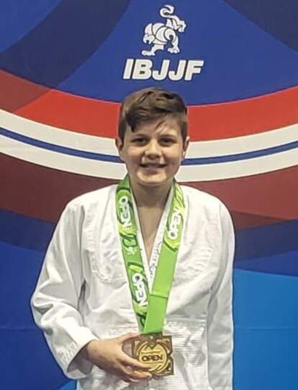Boston Page takes Gold at IBJJF