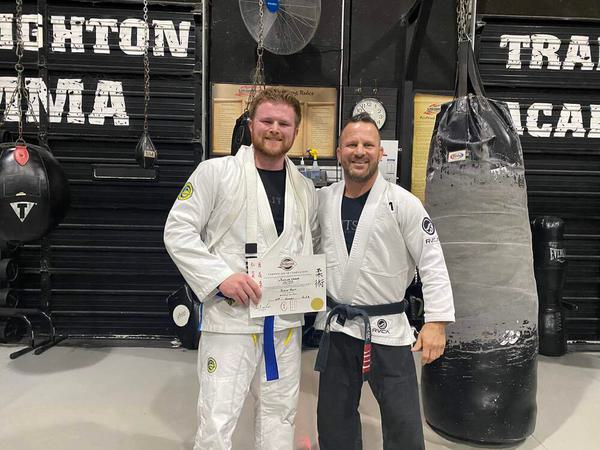 Schyler Tabor to blue belt