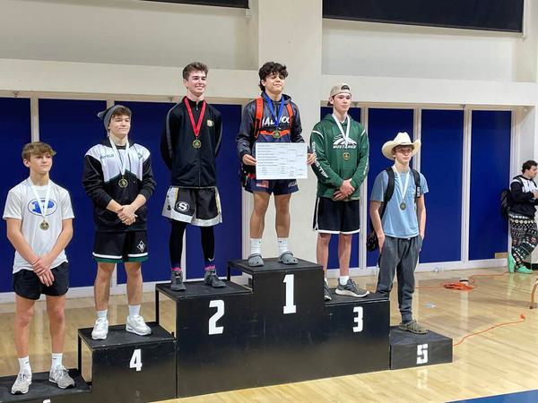 Matthew White 3rd at wrestling states