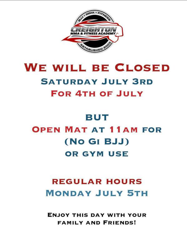 Fourth of July weekend hours