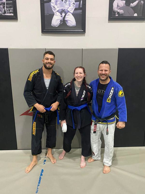 Jade Clark and Ethan Wilson to blue belt!