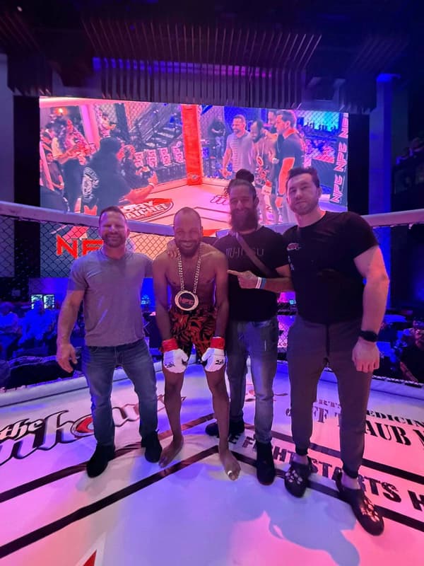 Aaron Sterdivant wins by KO at the NFC fighting Championships