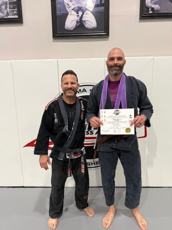 Our new Brown Belt in BJJ, Brian Pulley