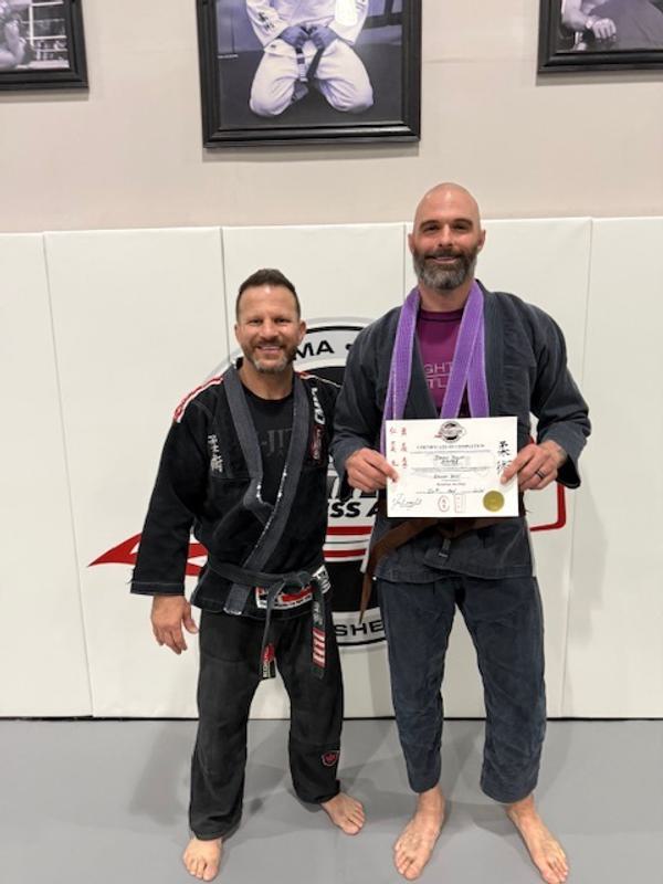 Our new Brown Belt in BJJ, Brian Pulley