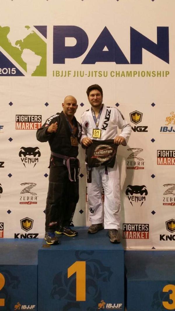 Chris Jones & Alex Jutis medal at Pan American Games