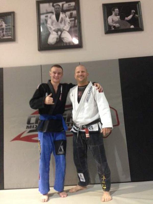 Caleb Swope earns BLUE BELT BJJ!!