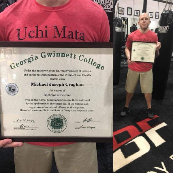 Michael Croghan to BLUE in CMMA!!