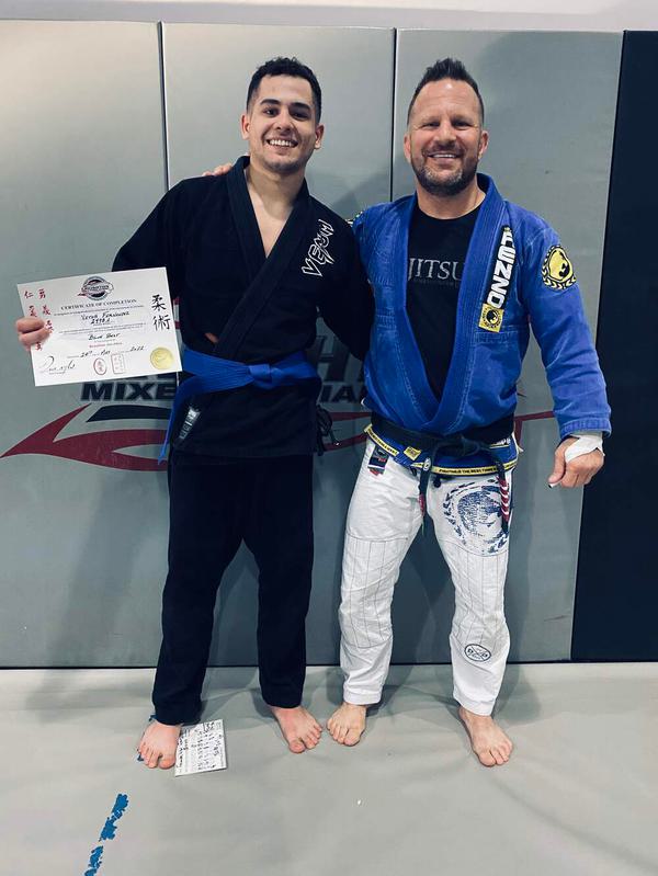 Vitor Fernandes moves to blue belt