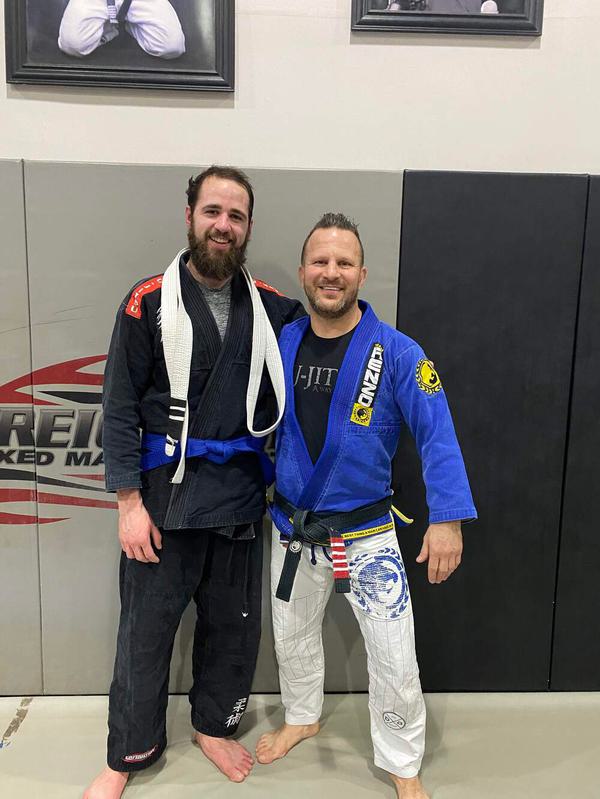 Anthony Bush moves to blue belt