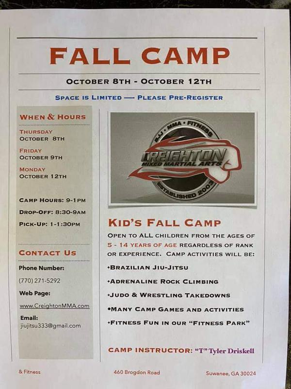 Kid's Fall Camp