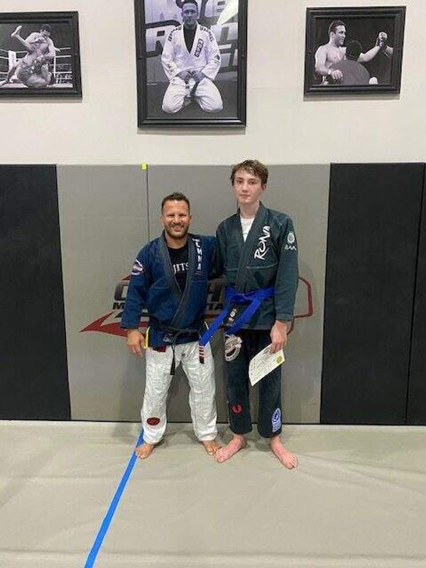 Grant Tabor moves to Blue Belt in BJJ