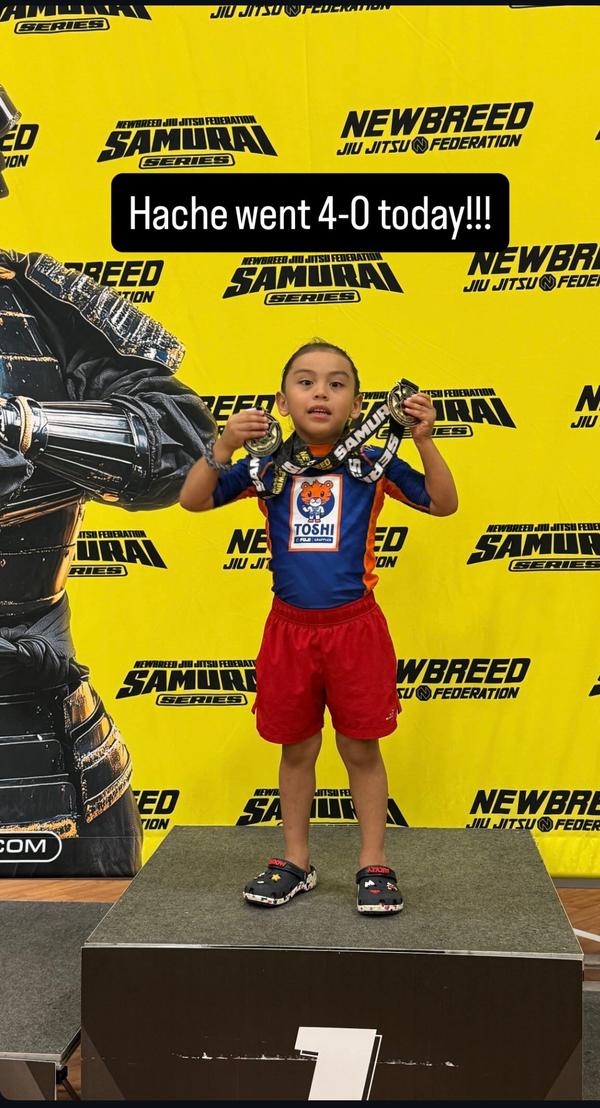 Hache Olivares takes gold at NEWBREED grappling championships