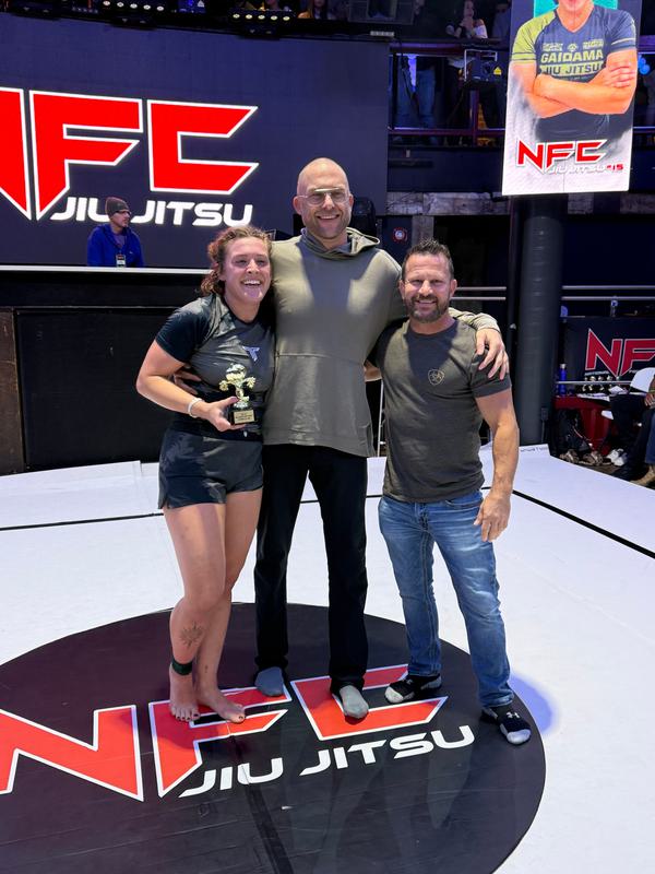 Juliana Wager wins NFC Bout in Brazilian jiujitsu bout.