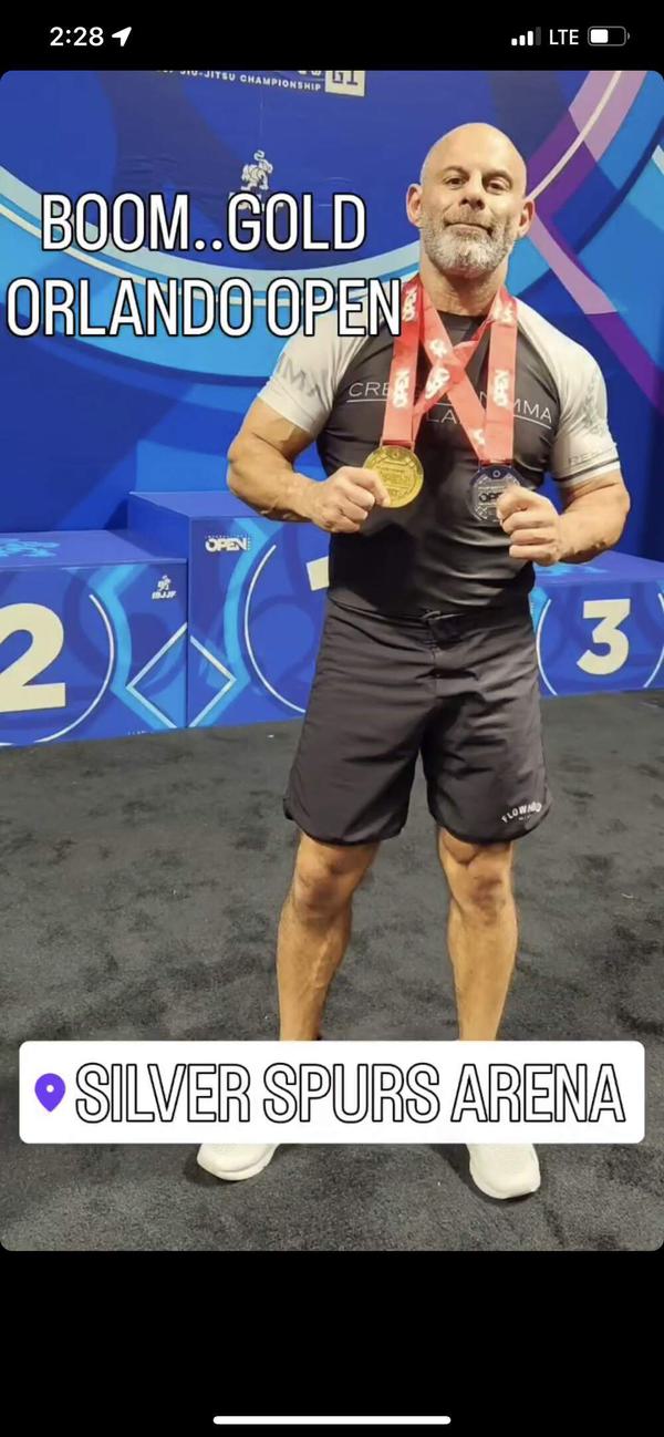 Alex Jutis with the Gold in Orlando