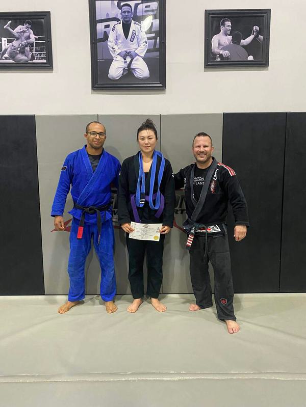 Hwajin Sung moves to purple!!