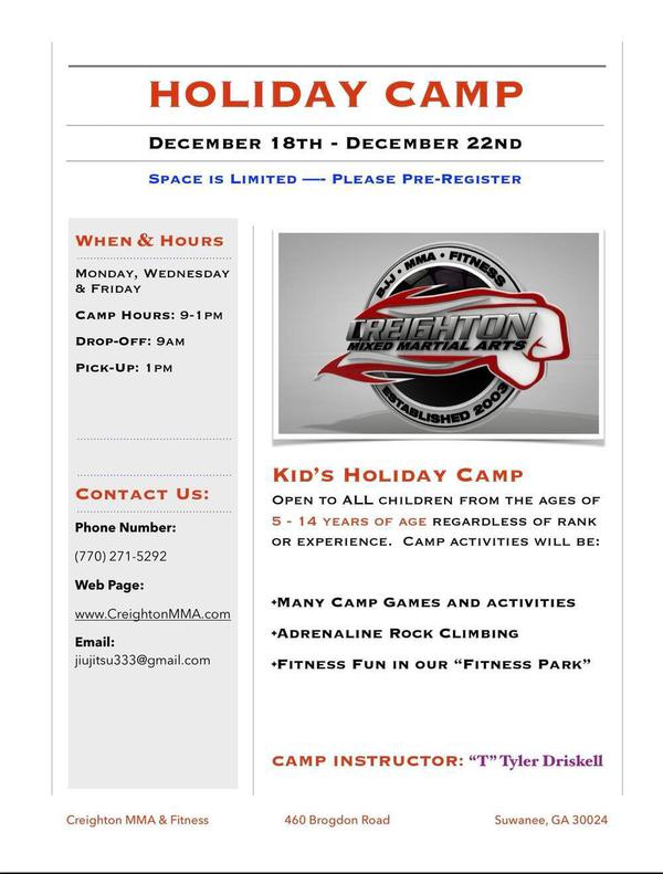 Kids Holiday Camp