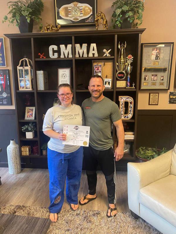 Julia Bauer moves to blue belt