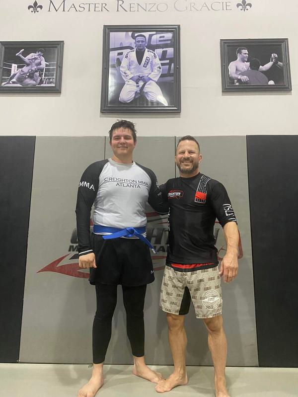 Jacob Santibanez moves to BLUE belt BJJ
