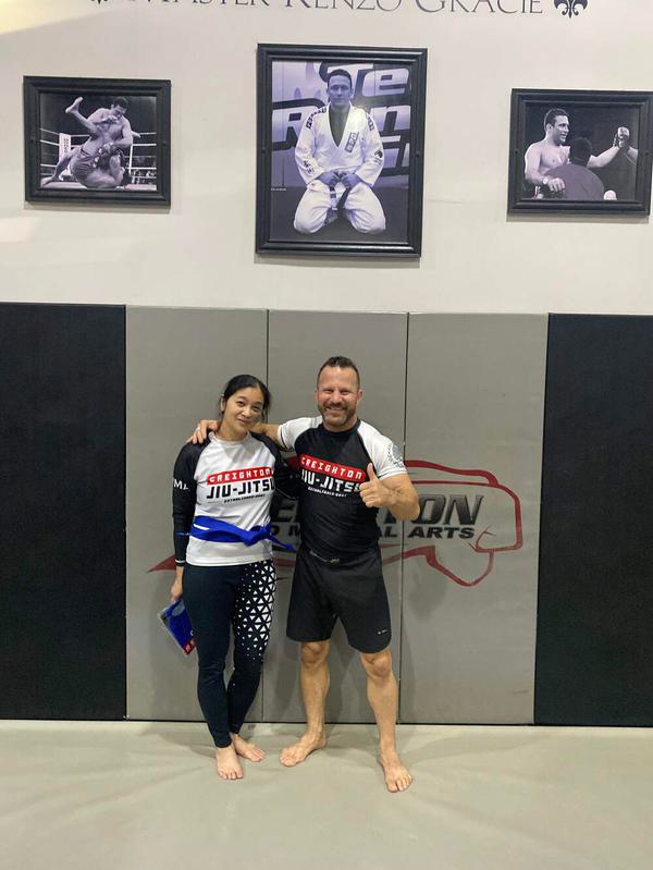 Regina Maniquis Moves to blue belt