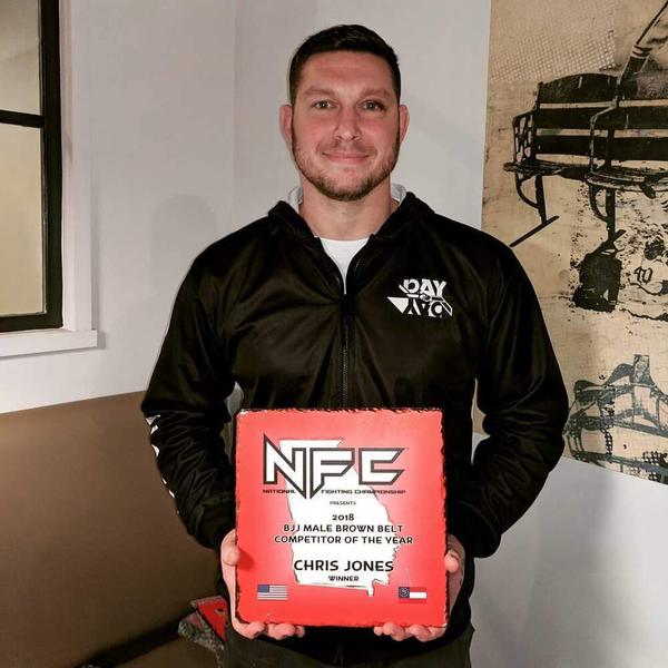 Chris Jones 2018 BJJ Brown Belt Competitor of the Year
