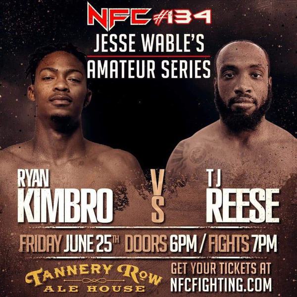 Ryan Kimbro fighting in the NFC this weekend