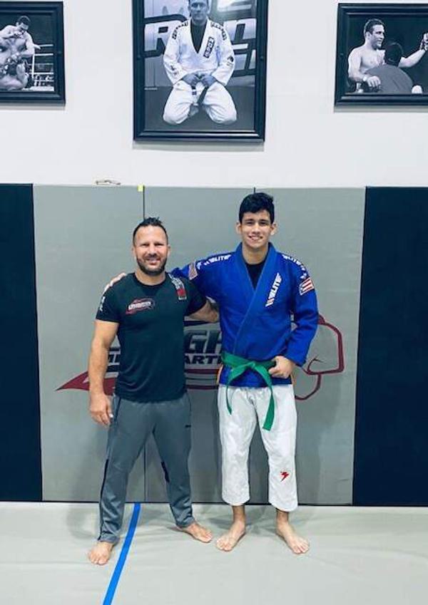 Liam Roberts earns Green Belt