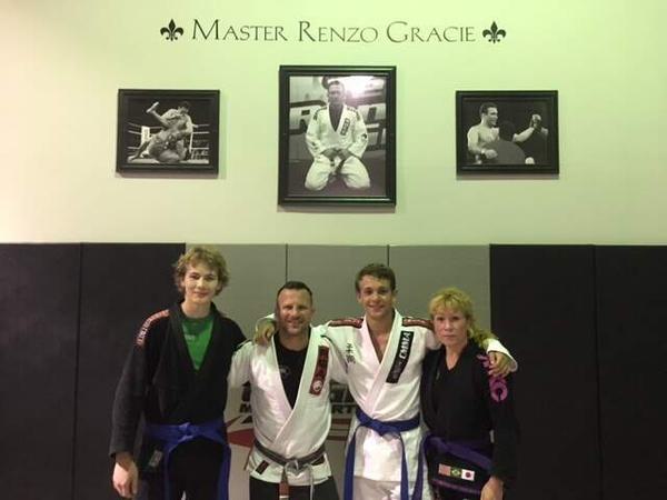 CONGRATS!! New Blue and Purple belts..