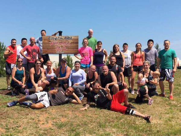 TBF class at Creighton MMA fitness park
