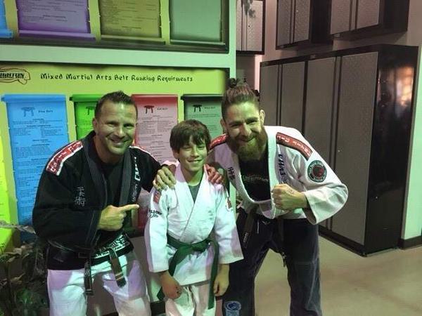 Weston Ward makes GREEN belt in our kid's program!!