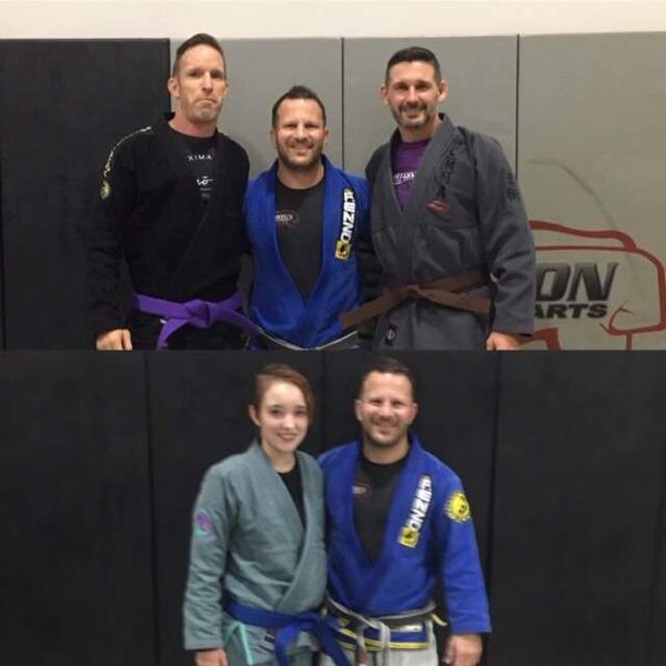 Andy Lally (Brown) Tim Leslie (Purple) Liv Grace (Blue) Koji Tada (Adv. White)